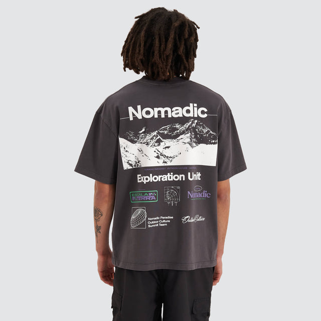 Nomadic Paradise Exploration Street Tee Pigment Black