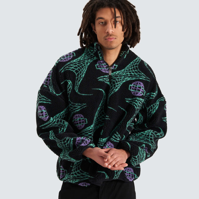 Nomadic Paradise Multiverse Zip Pullover Jumper Multi Print
