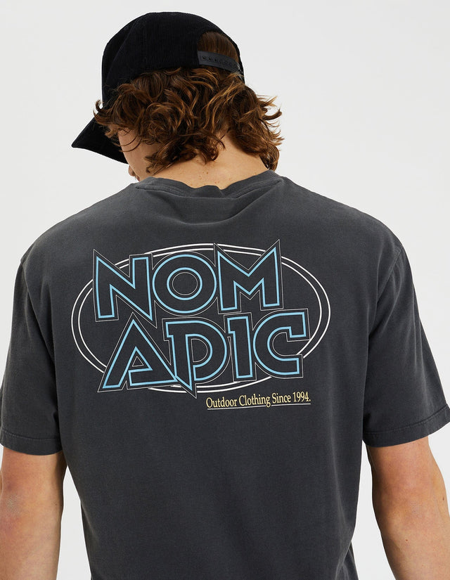 Nomadic Paradise Ottoman Relaxed Tee - Pigment Asphalt GREY
