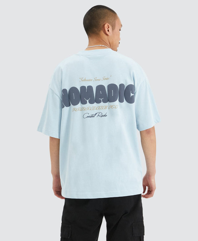 Nomadic Radio Heavy Street T-Shirt Baby Blue