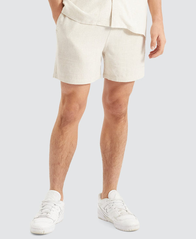 Nomadic Seaside Linen Shorts Oatmeal