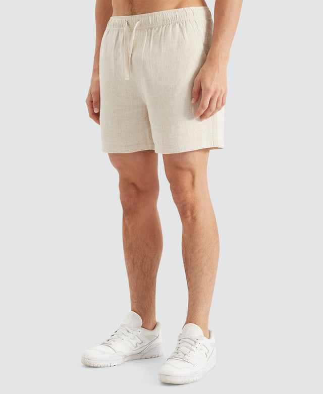 Nomadic Seaside Linen Shorts Oatmeal