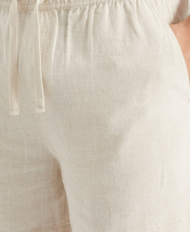 Nomadic Seaside Linen Shorts Oatmeal