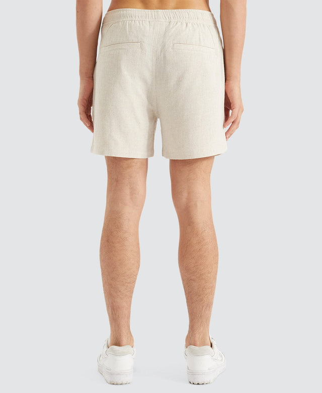 Nomadic Seaside Linen Shorts Oatmeal