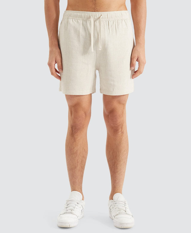 Nomadic Seaside Linen Shorts Oatmeal