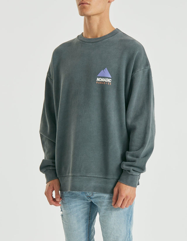 Nomadic Summit Relaxed Jumper Pigment Asphalt Grey