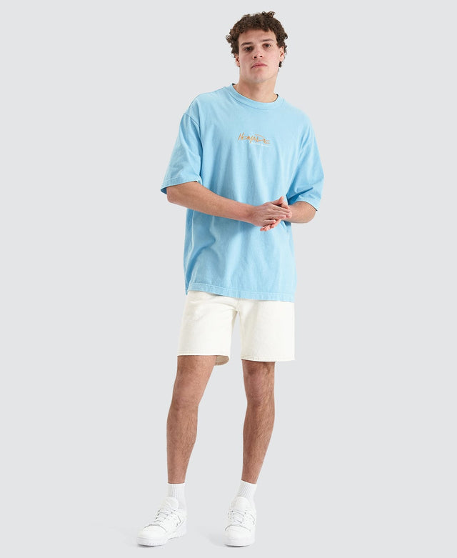 Nomadic Yonder Oversized Tee - Pigment Air Blue BLUE