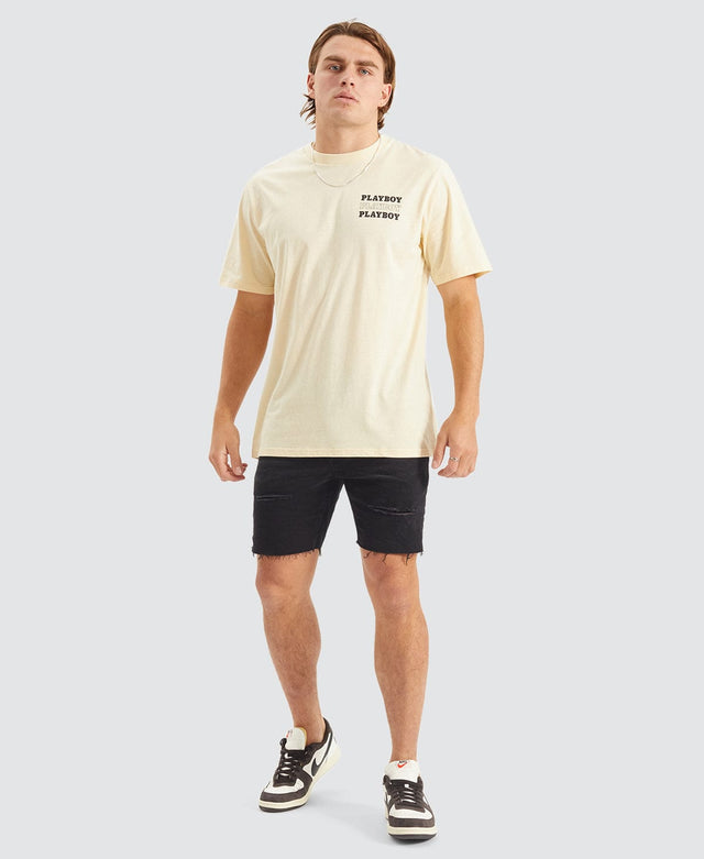 Playboy Bunny Stack Original Fit T-Shirt Neutral