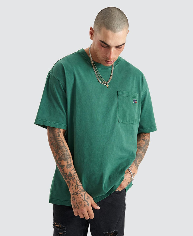 Russell Athletic Pocket T-Shirt Kilkenny Green