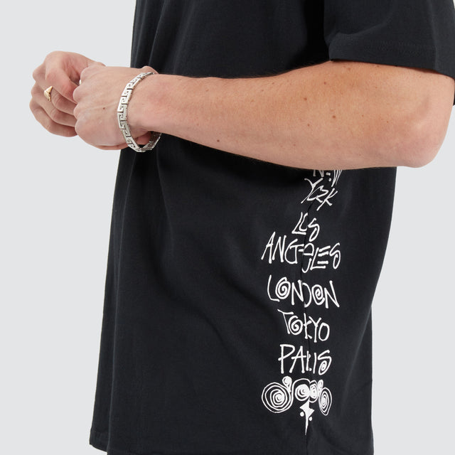 Stussy Test Strike SS Tee Black