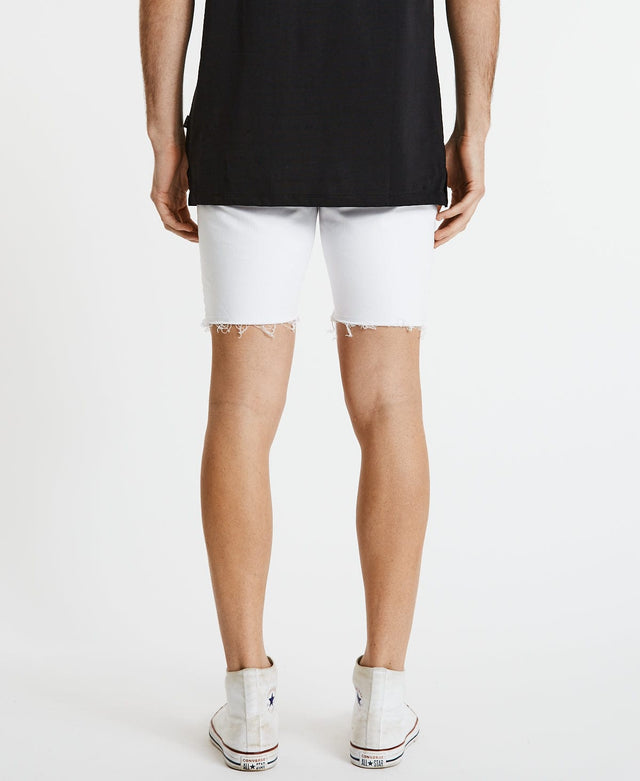 Sushi Radio Blade Runner Raw Hem Short White