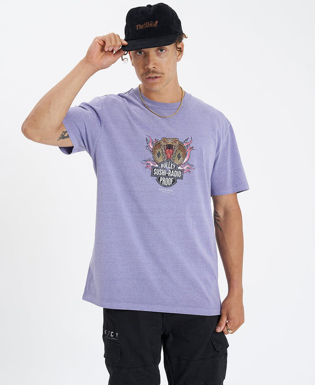 Sushi Radio FairGround Relaxed Tee - PIGMENT DAYBREAK PURPLE