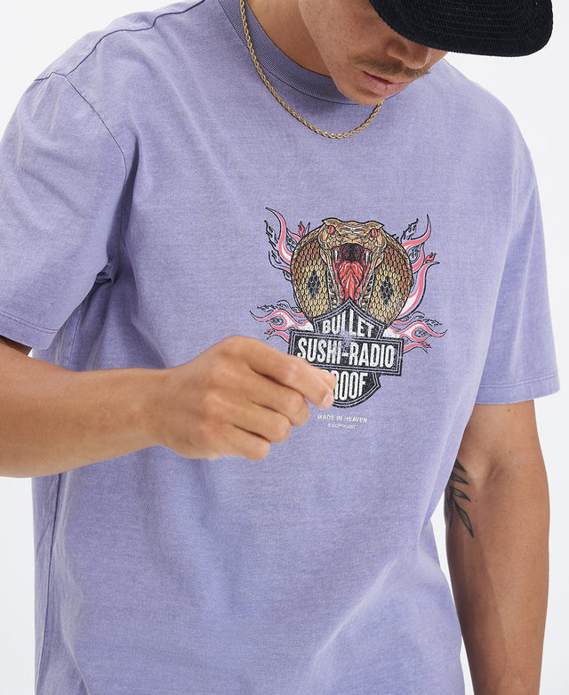 Sushi Radio FairGround Relaxed Tee - PIGMENT DAYBREAK PURPLE