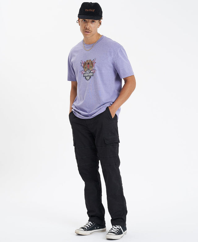 Sushi Radio FairGround Relaxed Tee - PIGMENT DAYBREAK PURPLE