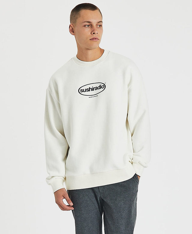 Sushi Radio Intensified Relaxed Jumper Off White
