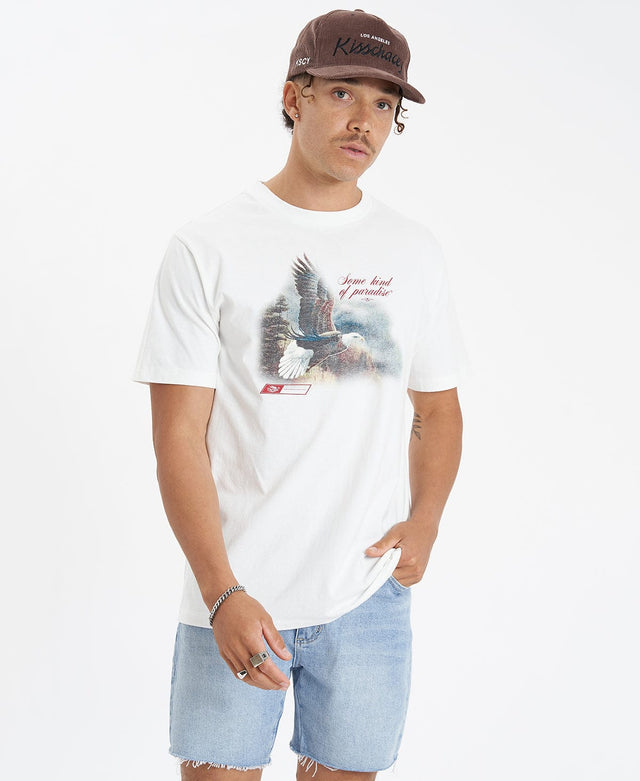 Thrills Beholder Merch Fit Tee - Unbleached WHITE