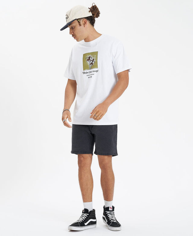 Thrills Below Your Mind Merch Fit T-Shirt White