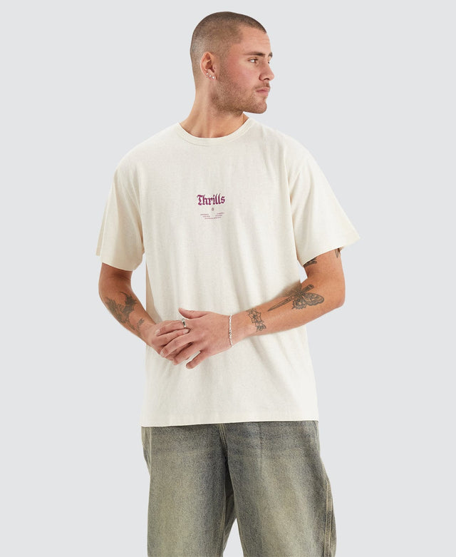 Thrills Hemp Wishes Come True Merch Fit T-Shirt White