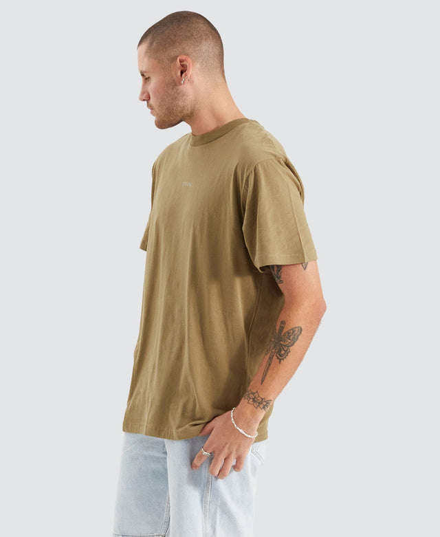 Thrills Minimal Thrills Merch Fit T-Shirt Brown