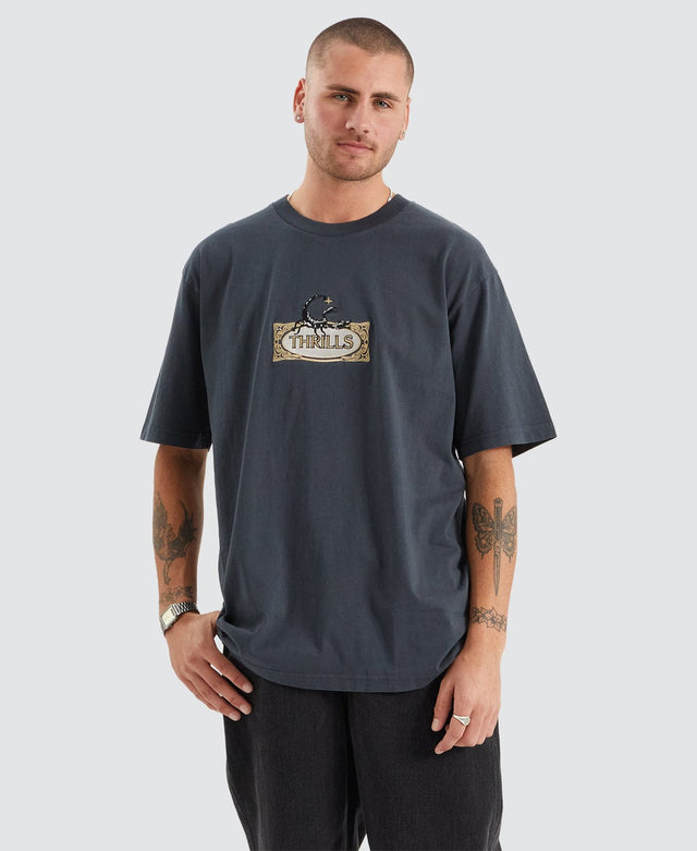 Thrills Rise Above Oversize Fit T-Shirt Black