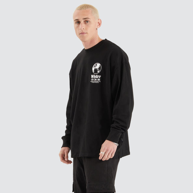 WNDRR 8 Ball L/S Tee Black