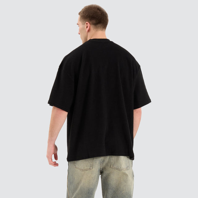 WNDRR Arch French Terry Tee Black