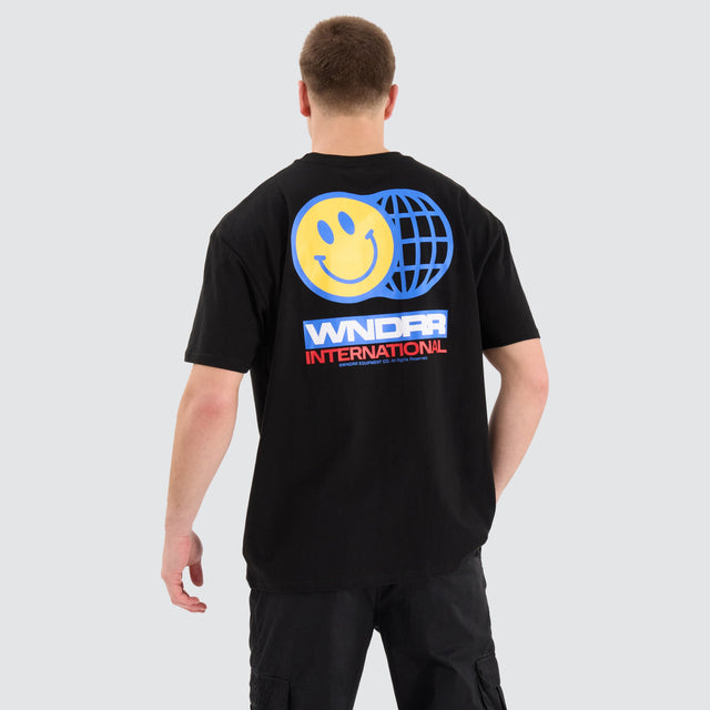 model wears Cheese Box Fit Tee Black T-Shirts Black - image 1