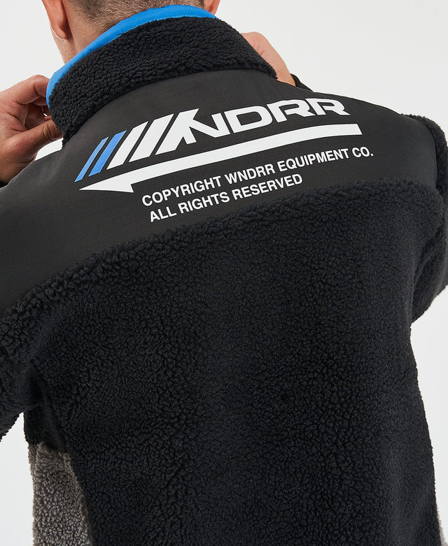 WNDRR Compound Sherpa Jacket Black/Grey