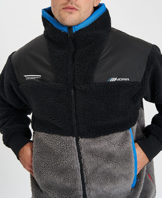 WNDRR Compound Sherpa Jacket Black/Grey