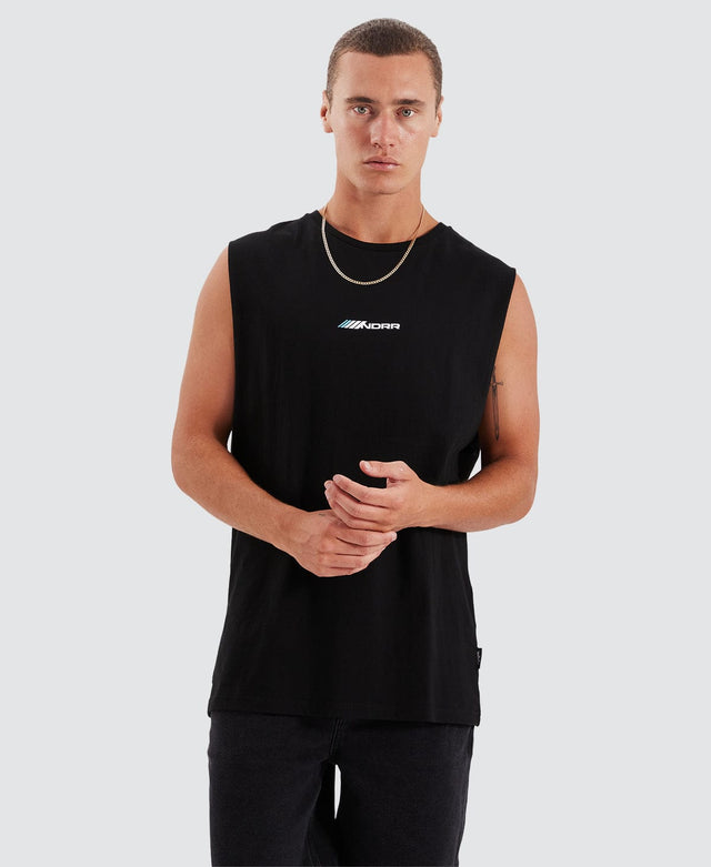 WNDRR Detach Muscle Tee Black