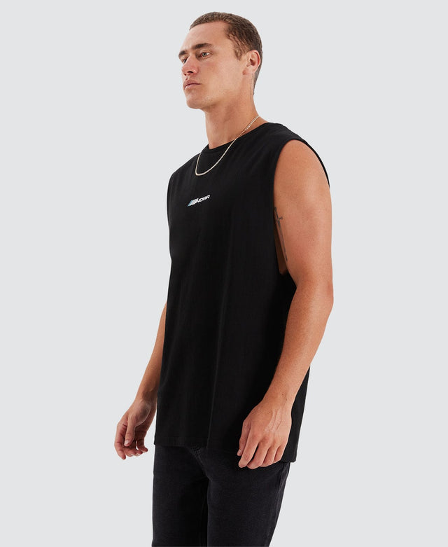 WNDRR Detach Muscle Tee Black