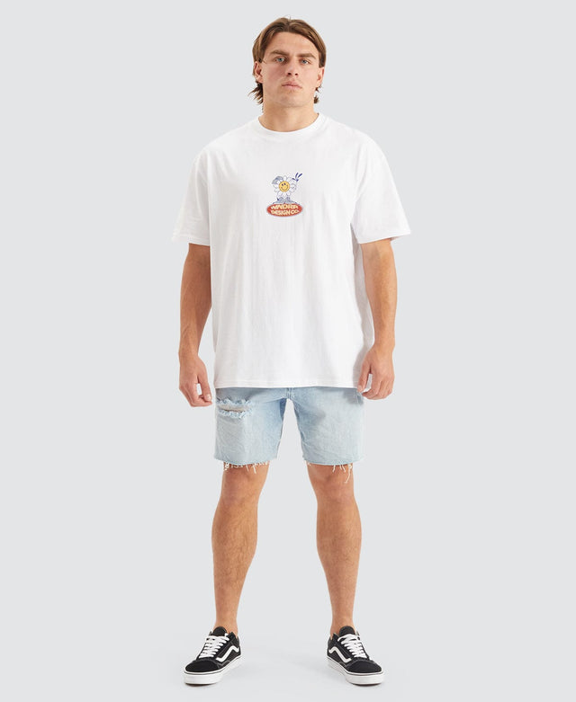 WNDRR Flower Boy Box Fit T-Shirt White