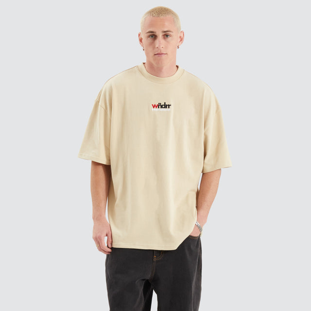 WNDRR Int Heavy Weight Tee Tan