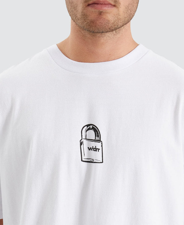WNDRR Lock Doh Box Fit T-Shirt White