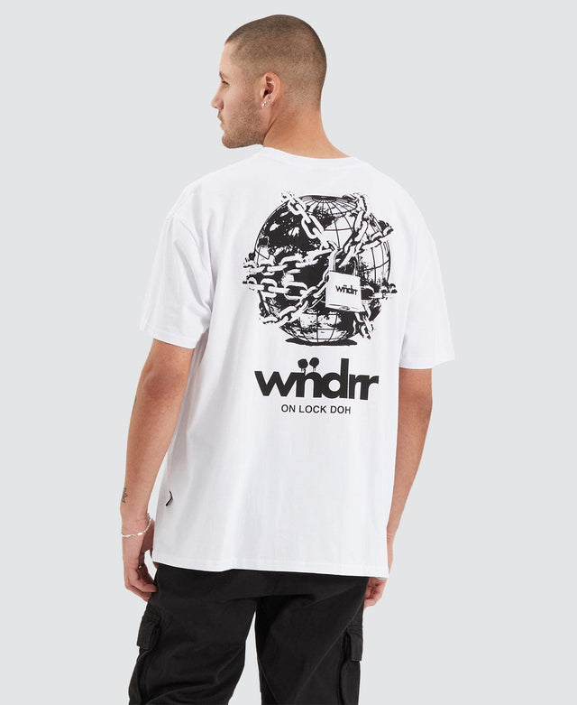 WNDRR Lock Doh Box Fit T-Shirt White
