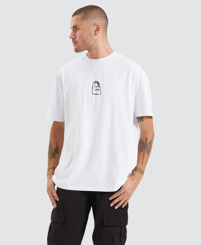 WNDRR Lock Doh Box Fit T-Shirt White