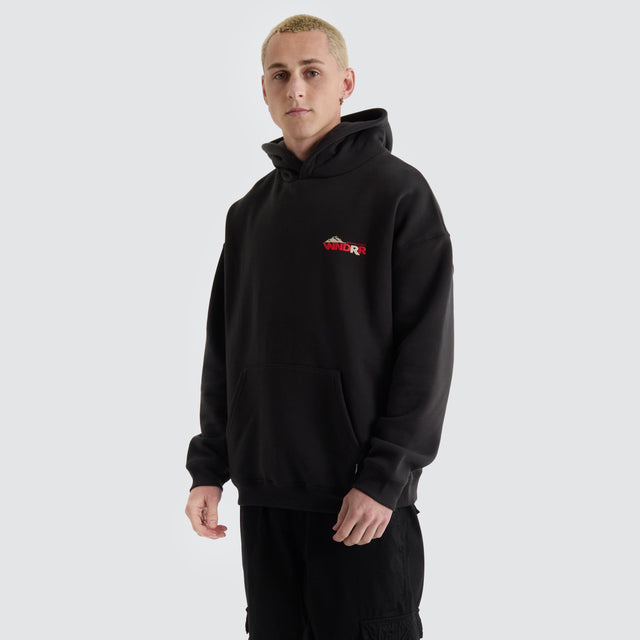WNDRR Ranges Hood Sweat Faded Black
