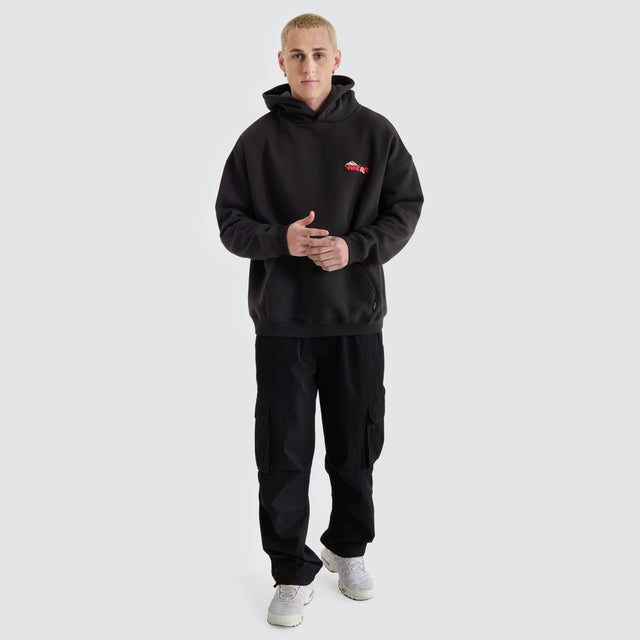 WNDRR Ranges Hood Sweat Faded Black