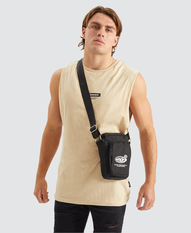 model wears Redux Side Bag Black Bags Black - image 2