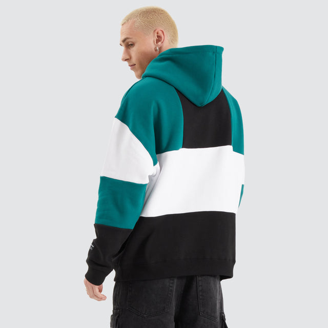 WNDRR Solitude Panel Hood Sweat Black/ Teal