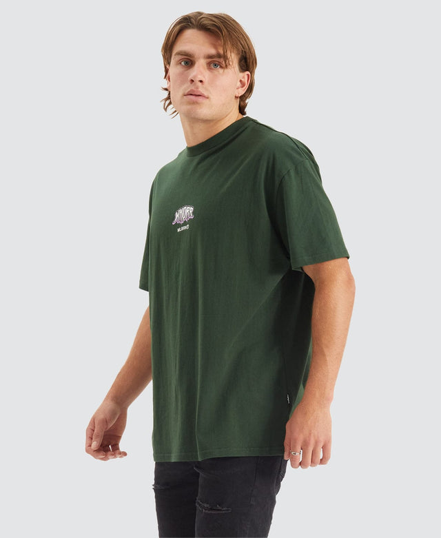 WNDRR XLR8 Box Fit T-Shirt Forest Green