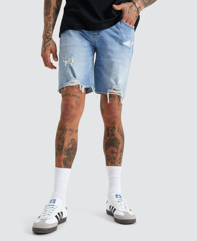 Wrangler Smith Shorts Whiplash Blue