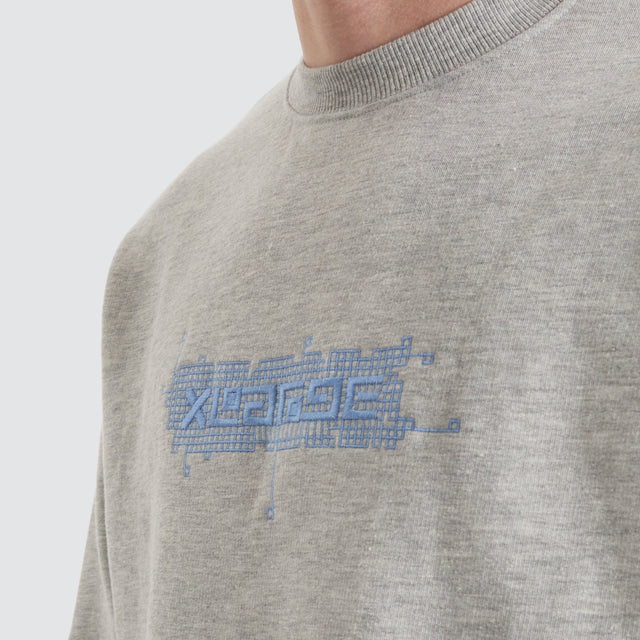 model wears Circuit Crew Ash Heather T-Shirts Grey - image 2
