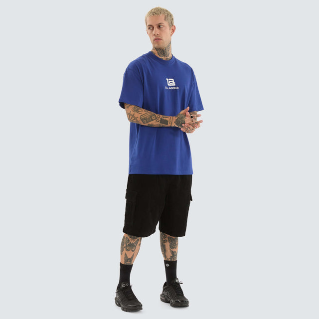model wears La XL Tee Blue T-Shirts Blue - image 6