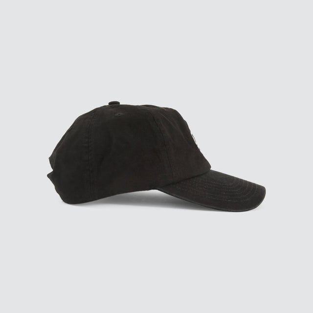 model wears XL Dice Low Pro Cap Black Headwear Black - image 3
