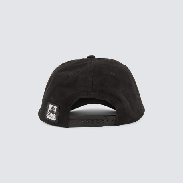 model wears XL Dice Low Pro Cap Black Headwear Black - image 2