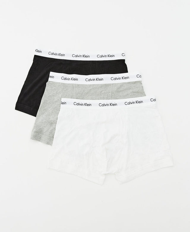 Calvin klein Low Rise Trunk 3PK Black/White/Grey Multi Colour