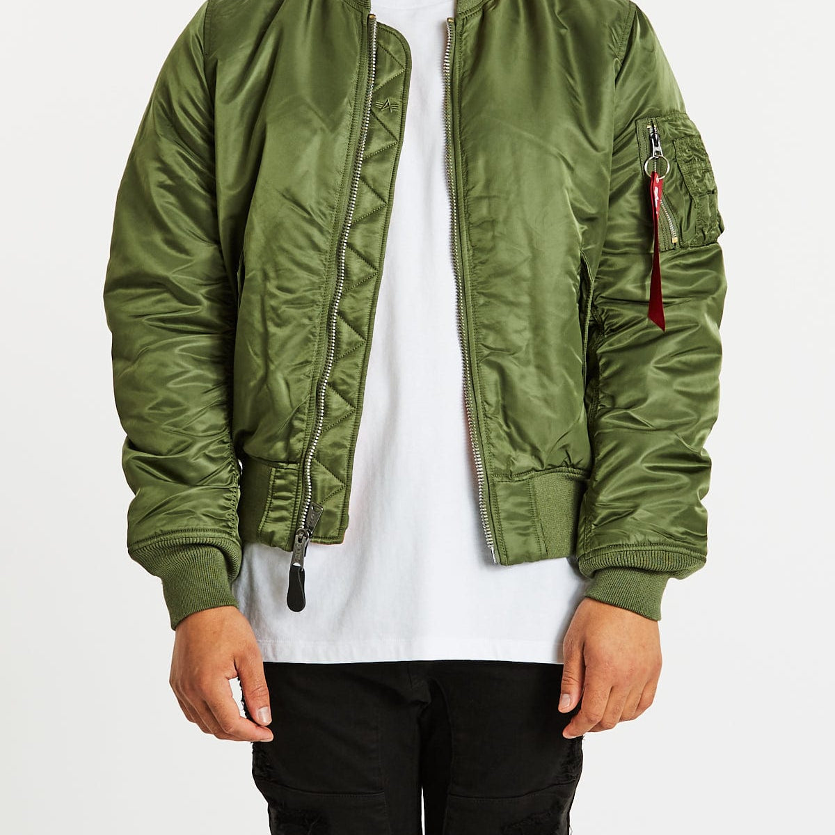 MA-1 Slim Fit/European Sage – Neverland Store Fit Jacket Green