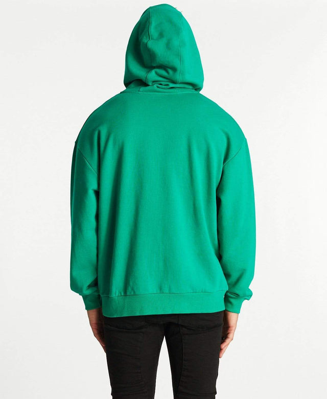 Americain Anime Relaxed Hoodie Aqua