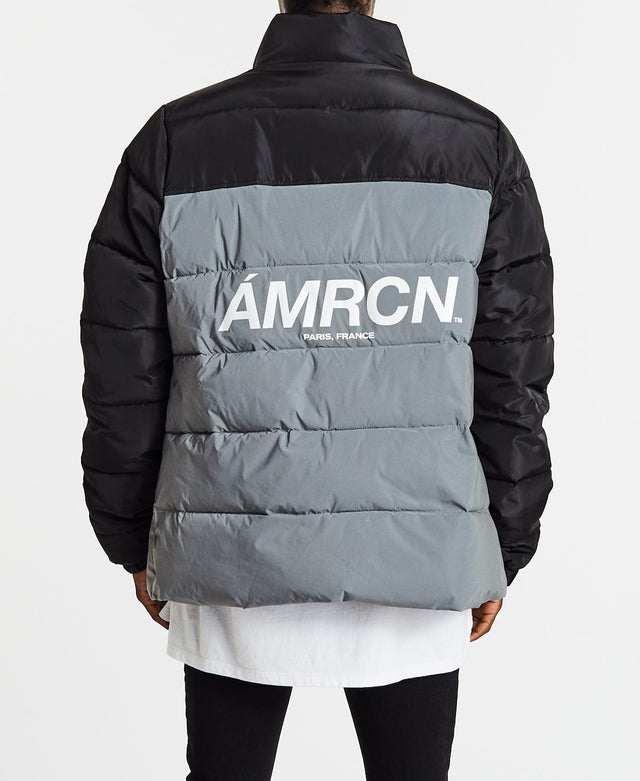 Americain Criminel Puffer Jacket Jet Black